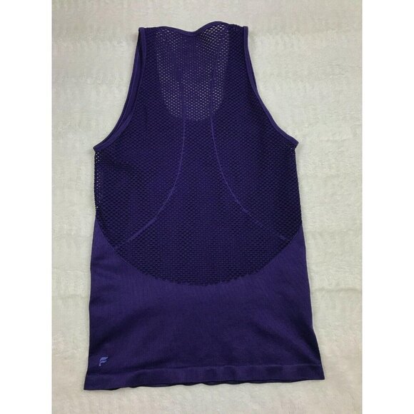 Fabletics Musetta Seamless Tank Top Womens Size Medium Sleeveless Shirt Mesh - Picture 4 of 7